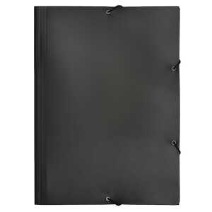 FSY Eckspanner-Sammelmappe, Standard, schwarz, neutral, 1 Stück