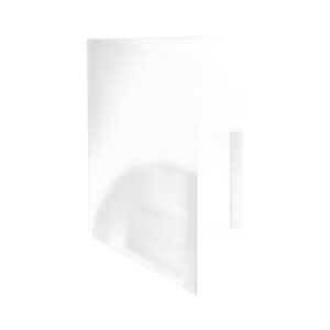 FSY Broschüren-Mappe runde Taschen, Transparent, neutral