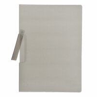 Foldersys Klemm-Mappe Transparent rauchtopas. neutral