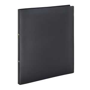 FSY Ringbuch A4, 2-Ringe 16mm, PP, anthrazit transluzent, 1 Stück