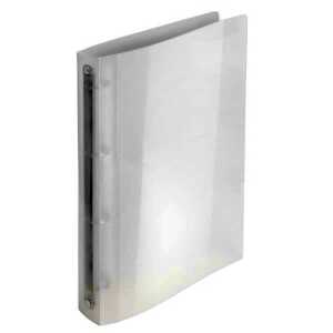 Ringbuch, A4, 4-Ringe 25mm, Rücken 40mm, PP farblos transluzent,