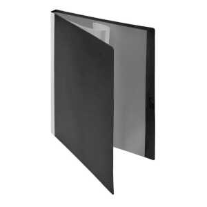 FSY Sichtbuch, 30 Hüllen, Rückentasche, A4, PP, neutral, grau, 1 Stück
