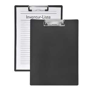 FSY Klemm-Brett, Standard, schwarz, Neutral, 1 Stück