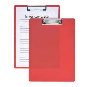 FSY Klemm-Brett, Standard, rot, Neutral, 1 Stück