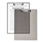 FSY Klemm-Brett, Transparent, rauchtopas, Neutral, 1...