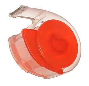 FSY Loop Klebeband-Abroller, rot transparent, 1 Stück