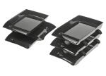 FSY Briefkorb CRAZY-TRAY, A4, PS schwarz, 3er-Set