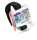 Durable Ausweiskartenhalter 54x87mm tr 10St mit Armbinde UV-stabil