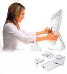 Durable Einsteckschilder A6 80st ws BADGEMAKER bedruckbar