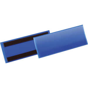 Durable Etikettentasche 1/2 A5 d.bl 50St magnetisch Querformat