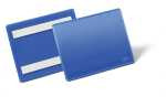 Durable Etikettentasche A6 d.bl 50St selbstklebend...