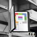 Durable Sichttafelsystem sort VARIO mit 10 Tafeln magnetisch