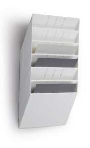 Durable Prospektspenderset A4 quer ws FLEXIBOXX 6 Fächer