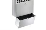 Durable Wandaschenbecher 4l si Metall entnehmbarer...