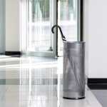 Durable Schirmständer Metall 28,5l si rund perforiert