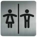 Durable Piktogramm Damen&Herren si 150x150mm aus...