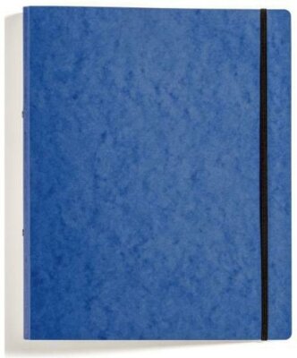 Pagna Ringbuch A4 16mm Pressspan Gummizug 2-Ring-Mechanik blau