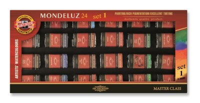 Koh-I-Noor Aquarellfarben- Set " Mondeluz" 24er Set - Zusatzfarben Set 2 -