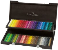 Faber Castell Farbstift Polychromos 120er Holzkoffer 110013