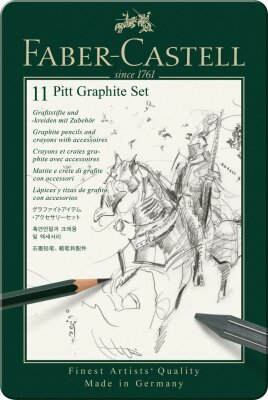 Faber Castell Set Pitt Graphite klein Metalletui