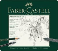 Faber Castell Set Pitt Graphite medium Metalletui