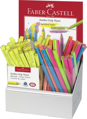 Faber Castell Textm. Jumbo Grip Neon TL 72x Display