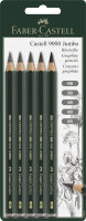 Faber Castell Bleistift Castell 9000 Jumbo 5x BK