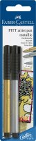 Faber Castell Tuschestift Pitt Artist Pen Fb.250/251BK