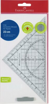 Faber Castell Grip Geometriedreieck groß 22 cm