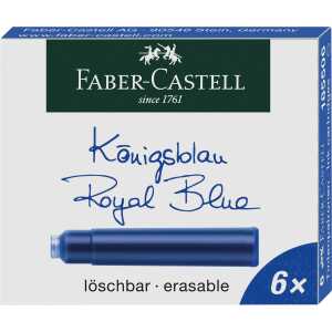 Faber Castell Tintenpatronen Standard 6er königsblau