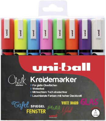 UNI-BALL Marker UNI CHALK MARKER PWE-5M 8x