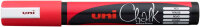 UNI-BALL Marker UNI CHALK MARKER PWE-5M rot