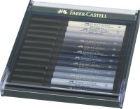 Faber Castell Tuschestift Pitt Artist Pen B 12x grau