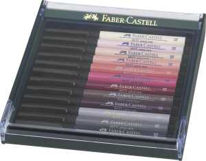 Faber Castell Tuschestift Pitt Artist Pen B 12er Haut