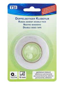 TSI Klebefilm doppelseitig 18 mm x 12,5 m