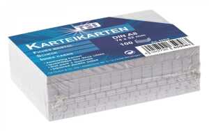 TSI Karteikarten A8 kariert 100er Pg.