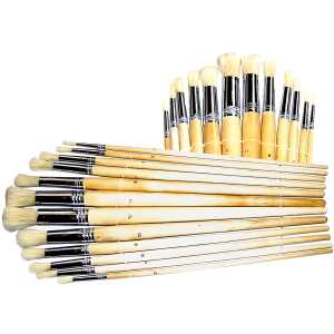 CMI Pinsel Borsten rund 12er Set Gr. 1-12