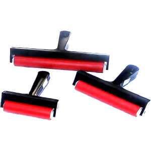 CMI Farbwalze - Gummiwalze /Linolwalze 15 cm Kunststoffgriff