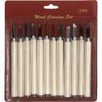 CMI Kerbschnitz-Set 12 teilig Bastlermeißel /...