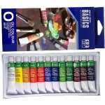 CMI Ölmalfarben 12er Set - 12 x 12 ml / Tuben