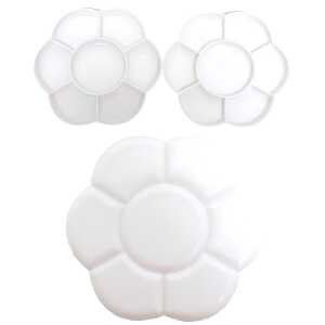 CMI Mischpalette Kunststoff Blumenform 2x7 Mischmulden