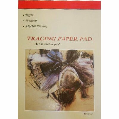 KOH Transparentpapier A4 Block   90 g  40 Blatt