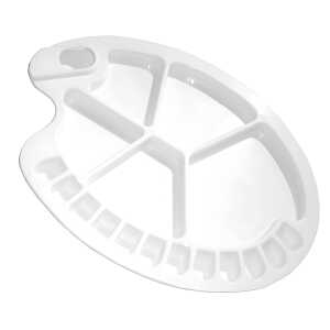 CMI Mischpalette Kunststoff Oval Griffloch 17 Mischmulden