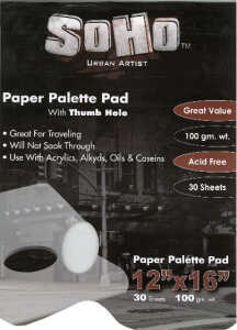 CMI Mischpalette Abreißpalette ca. A3 30 Bl weiß