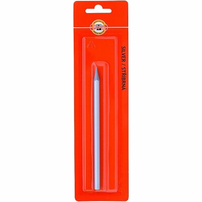 KOH Progresso Schul- Vollminenfarbstift im Blister - 39 / Silver -