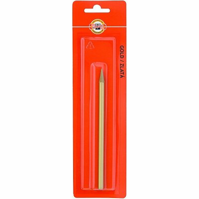 KOH Progresso Schul- Vollminenfarbstift im Blister - 40 / Gold -