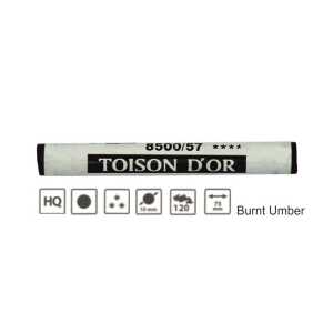 KOH Pastellkreide rund weich 12er Pack bornt umber