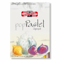 KOH Pastell- Malblock A4 Block - 20 Blatt farbig sortiert...