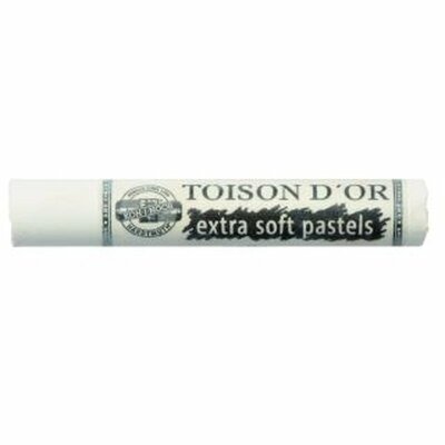 KOH Pastellkreide- runde extra weiche Softpastellkreide 12er Pack - 1 / Titanium White -