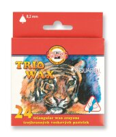 KOH Wachsmalstifte " TRIO WAX - Aquarell " 8,2...